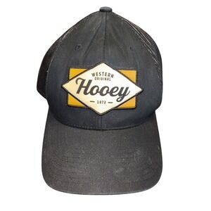 Hooey Western Original‎ 1872 Black Mesh Back Trucker Hat Snapback Cap